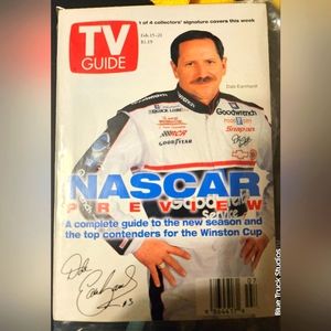 TV Guide February 1997 Edition Dale Earnhardt Cover